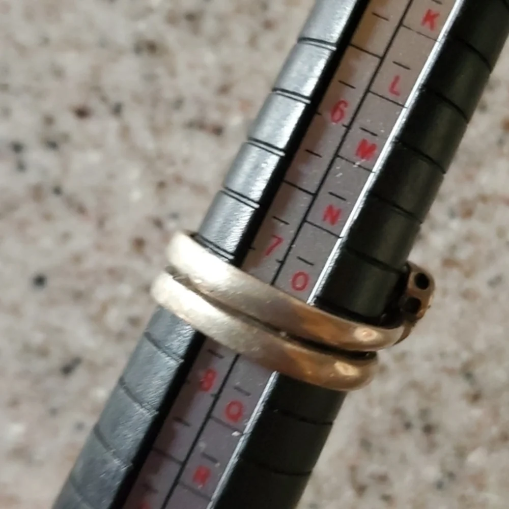 Vintage‎ silver/marcasite heart  ring 7- 7.5 - Picture 7 of 7